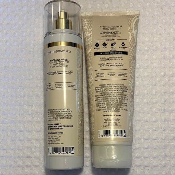 NEW Set! Bath & Body Works Always & Forever Fragrance Mist Ultimate Body Cream - Picture 8 of 8